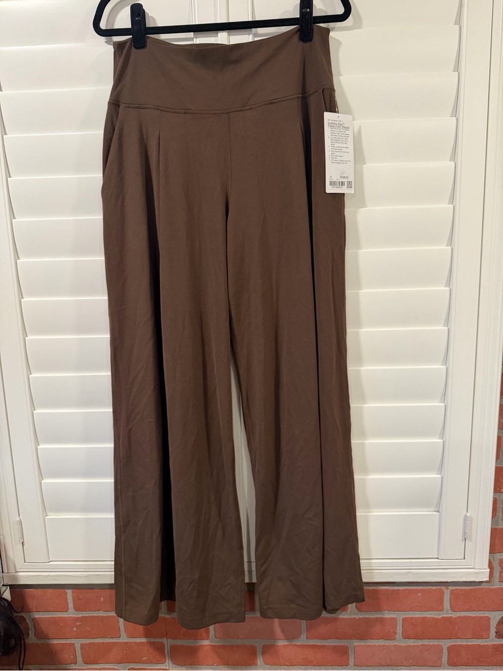 lululemon athletica align palazzo pants walnut crunch